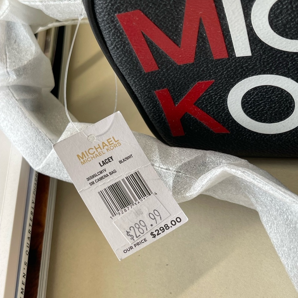 (new+tag) Michael Kors Lacey camera bag (women/unisex) black leather - Picture 13 of 13